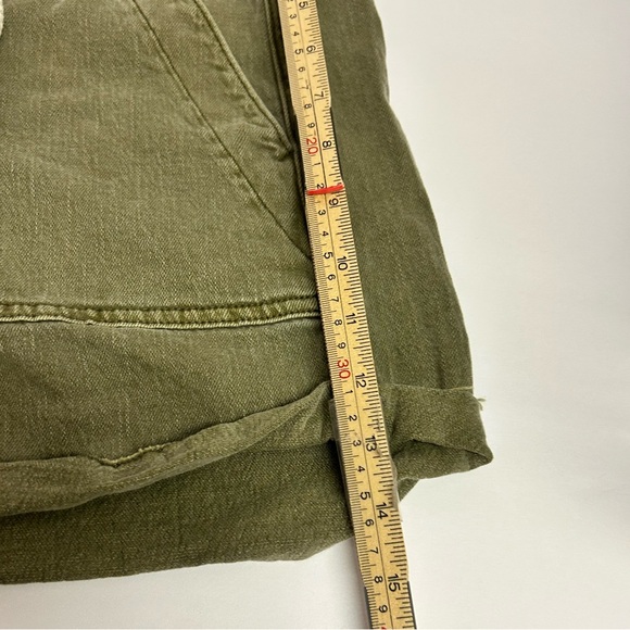 American Eagle Shorts Womens 6 Olive Green Drawstring Elastic Waist Stretch - Picture 3 of 9